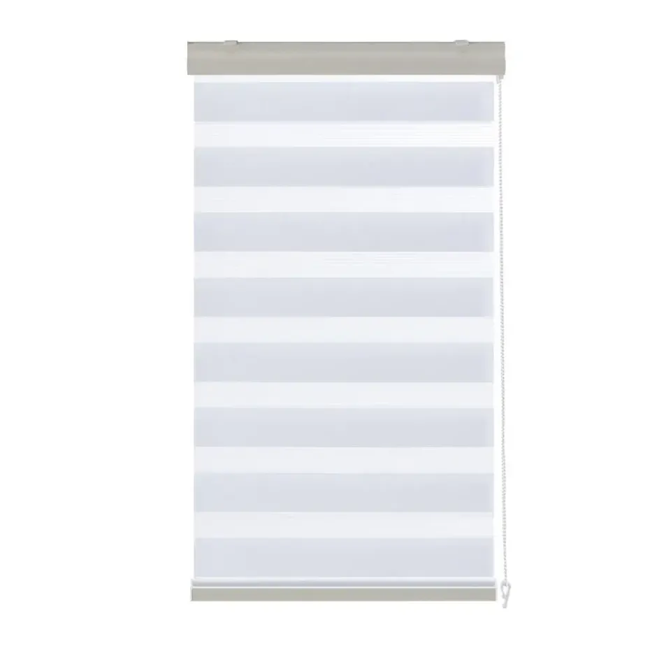 Fenstr duo-rolgordijn wit - 160x190 cm