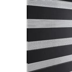 Fenstr duo-rolgordijn zwart - 60x190 cm