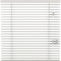 Fenstr houten jaloezie Praag 50mm - off-white (10714)