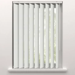 Fenstr lamellen stof Clervaux lichtdoorlatend - wit (10037)