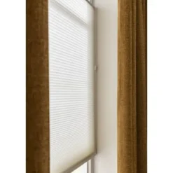 Fenstr plisségordijn Boston dubbel 25mm lichtdoorlatend - off-white (10716)