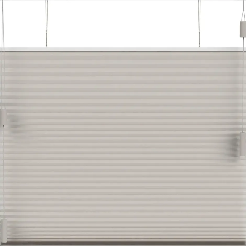 Fenstr plisségordijn Boston dubbel 25mm lichtdoorlatend - linnen (25511)