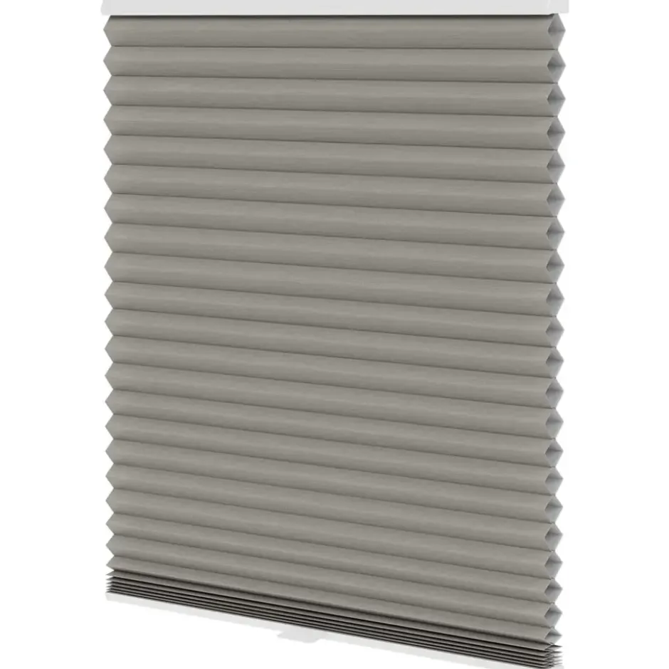 Fenstr plisségordijn Chicago dubbel 45mm verduisterend - taupe (30027)