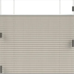 Fenstr plisségordijn Lille enkel 20mm transparant - crème (25004)