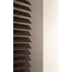 Fenstr plisségordijn Montreal dubbel 25mm verduisterend - taupe (30023)