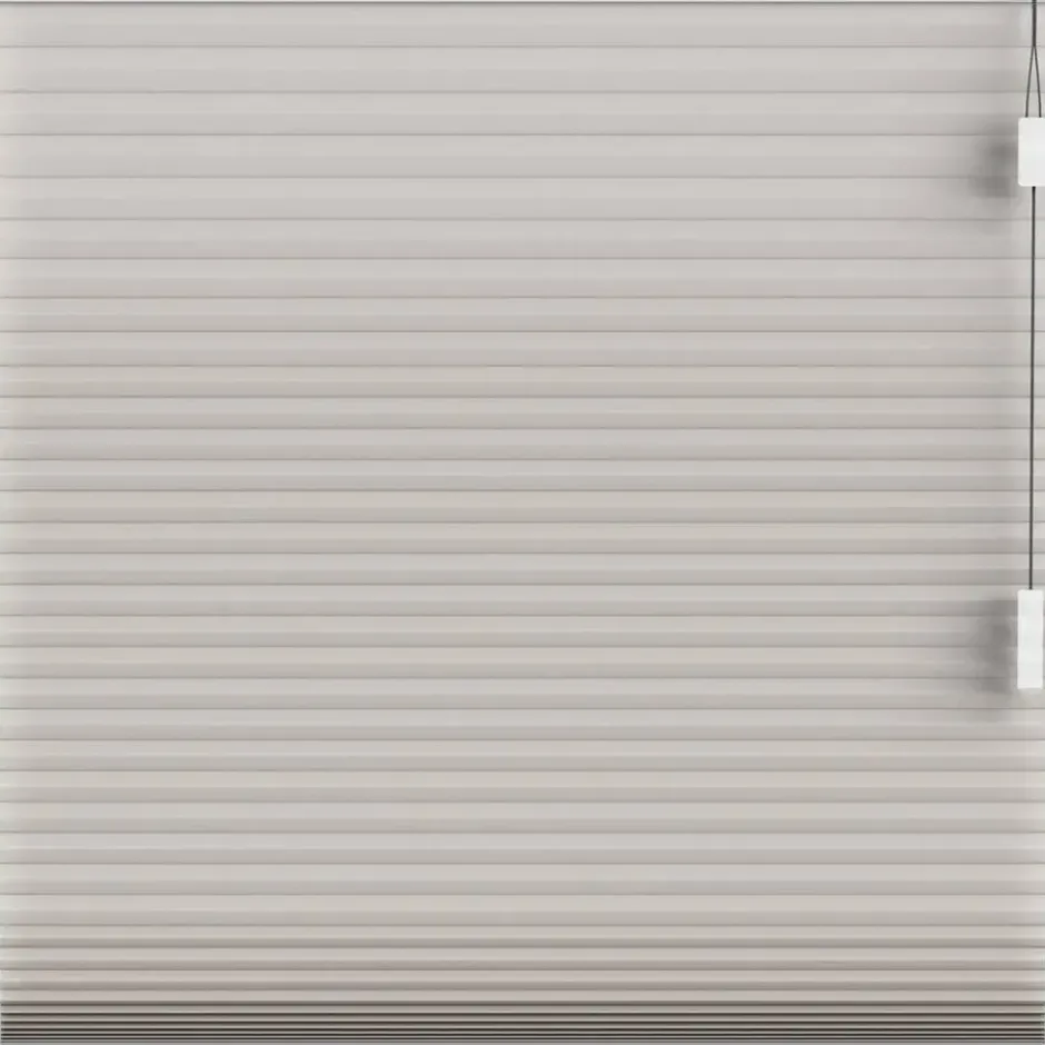 Fenstr plisségordijn Montreal dubbel 25mm lichtdoorlatend - taupe (30019)