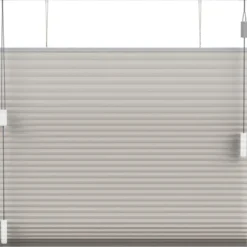 Fenstr plisségordijn Montreal dubbel 25mm lichtdoorlatend - taupe (30019)