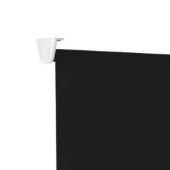 Fenstr rolgordijn lichtdoorlatend zwart - 210x190 cm