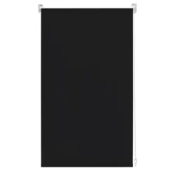 Fenstr rolgordijn lichtdoorlatend zwart - 210x190 cm