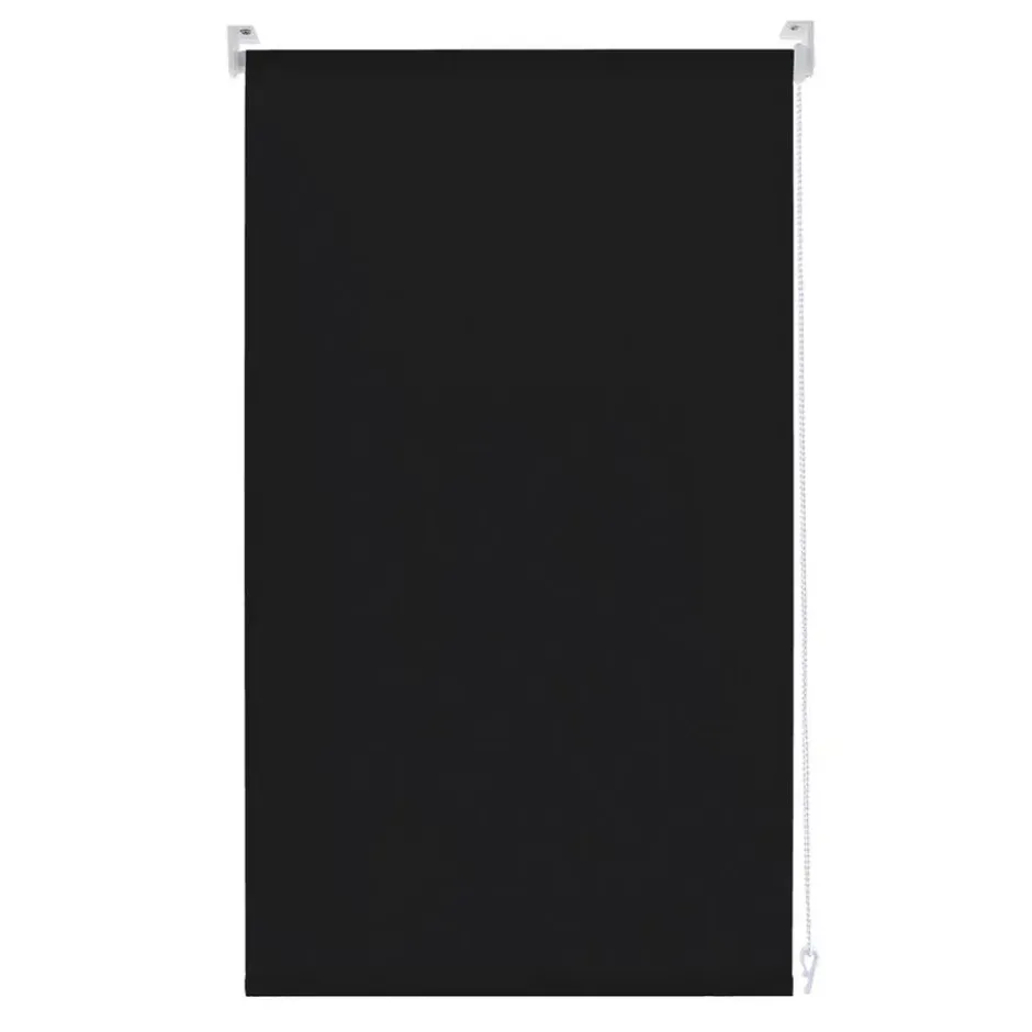Fenstr rolgordijn lichtdoorlatend zwart - 100x190 cm