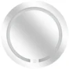 5Five Badkamer wandspiegel LED - batterij - zilver - D45 cm