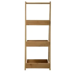 5Five Doucherekje/badkamerrekje - bamboe - 3 lagen - 30 x 78 cm