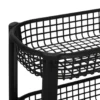 5Five Keuken/badkamer trolley 4 laags - 46 x 25 x 79 cm - zwart