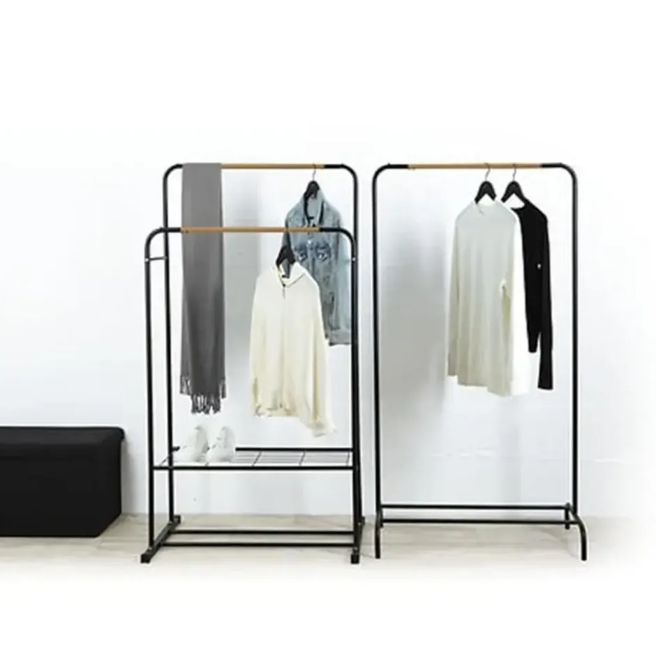 5Five Kledingrek - enkele stang - metaal - 82 x 40 x 151 cm