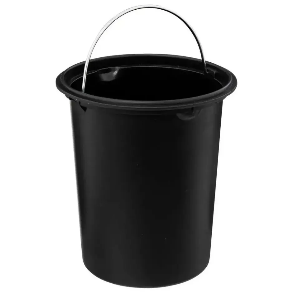 5Five kleine pedaalemmer - metaal - beige - 3L - 16 x 25 cm