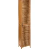 5Five Kolomkast - hoog - 34 x 24 x 170 cm - bamboe - bruin