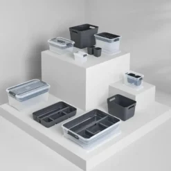 5Five Opbergkist met deksel - Box - 26L - 58x39x18 cm