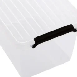 5Five Opbergkist met deksel - Clip Box - 2L - 19x15x11 cm