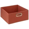 5Five Opbergmand/kastmand - terracotta - linnen - 14l