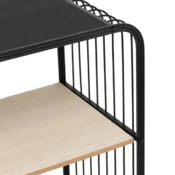 5Five Opbergrekje 4 laags met planken - metaal - 55 x 28 x 96 cm