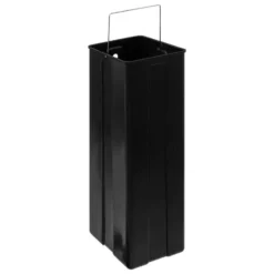 5Five Pedaalemmer Ariane - zwart - rvs metaal - 2 x 30 Liter