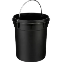 5Five Pedaalemmer - wit - metaal - 3 L - 25 cm - prullenbak