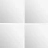 5Five Plak spiegels tegels - 4x stuks - zelfklevend - 30 x 30 cm