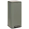 5Five Prullenbak/pedaalemmer - groen - metaal - 30 liter