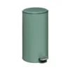 5Five Prullenbak/pedaalemmer - groen - metaal - 30 liter - 62 cm