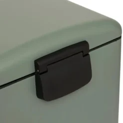 5Five Prullenbak/pedaalemmer - groen - metaal - 30L - 34 x 61 cm