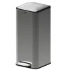 5Five Prullenbak/pedaalemmer - titanium - metaal - 30 liter