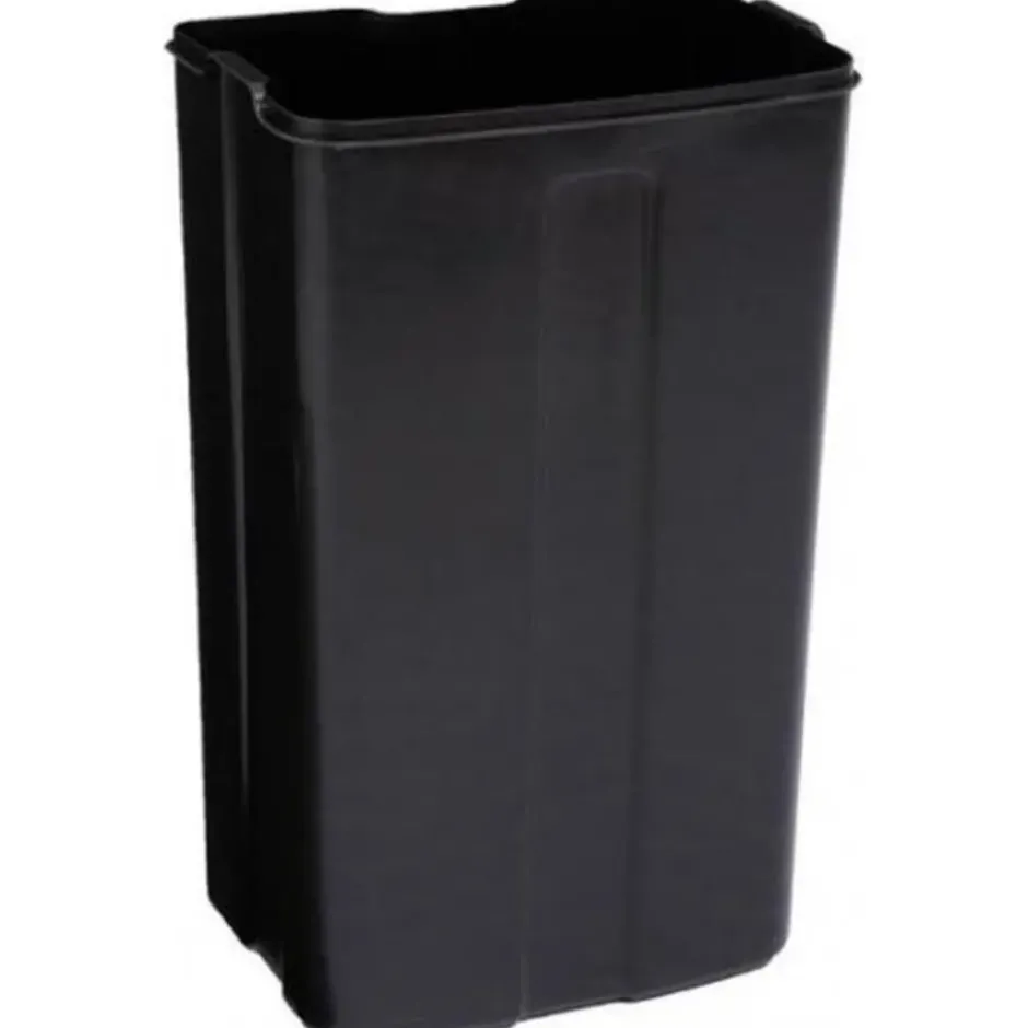 5Five Prullenbak/pedaalemmer - grijs - metaal - 30 liter - 34 x 61 cm