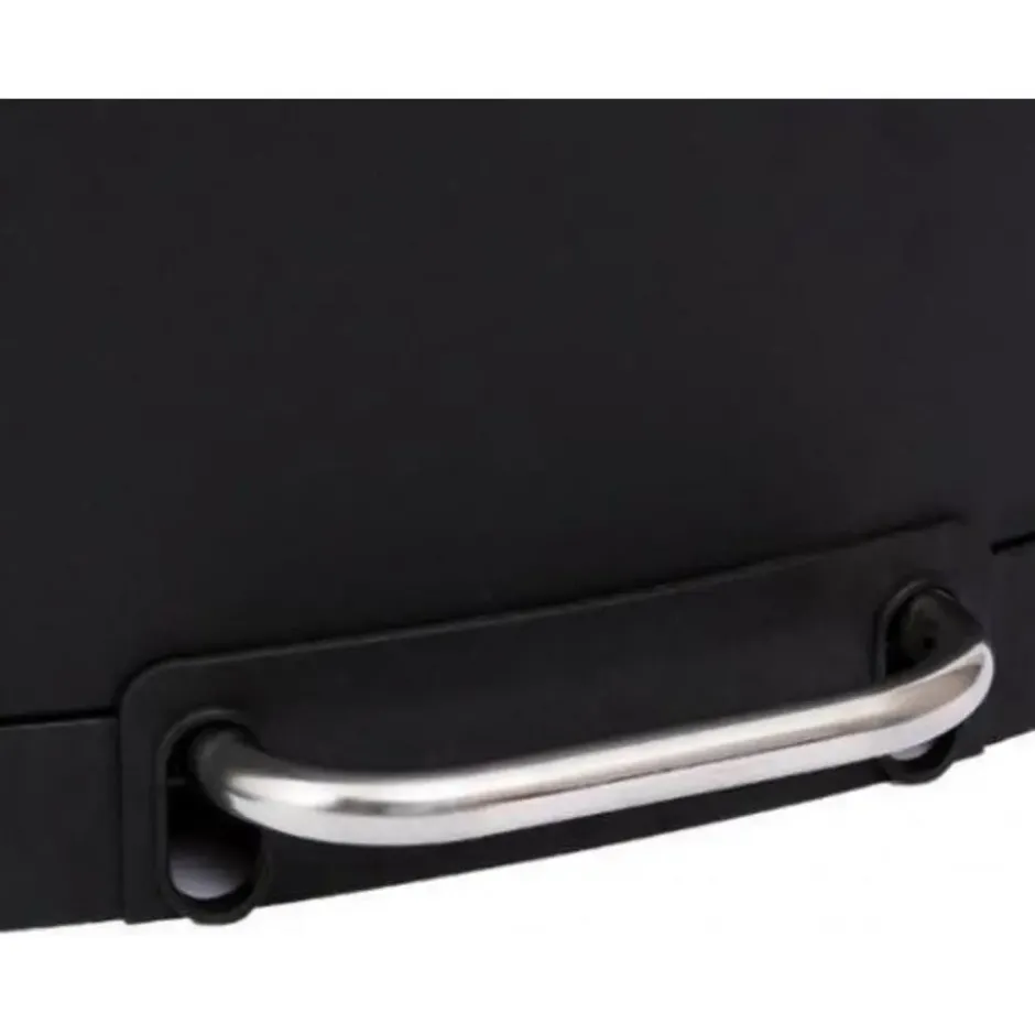 5Five Prullenbak/pedaalemmer - grijs - metaal - 30 liter - 34 x 61 cm