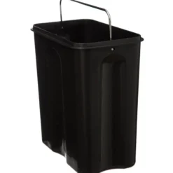 5Five Prullenbak/pedaalemmer wit - rvs metaal - 5L - 14x29x30 cm