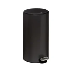 5Five Prullenbak/pedaalemmer - antraciet - metaal - 30 liter - 62 cm