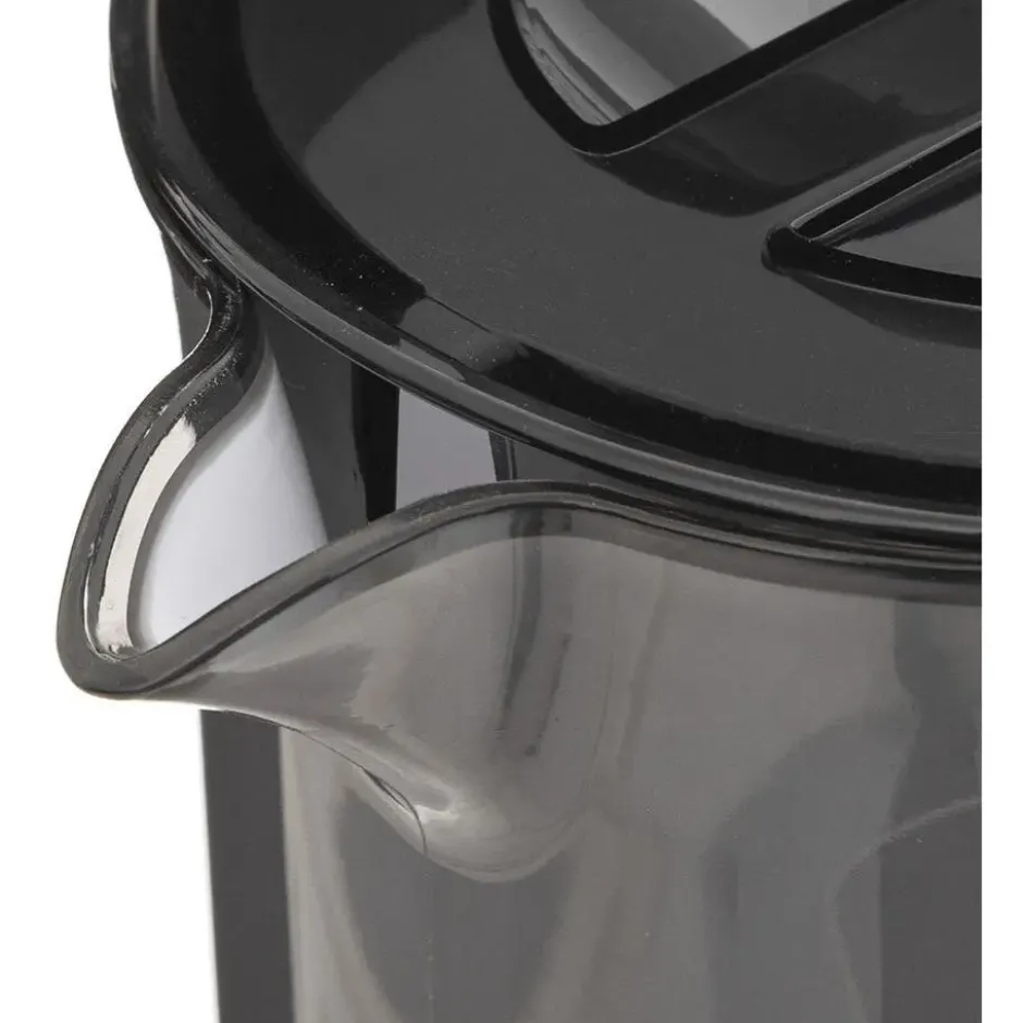 5Five Sapkan/schenkkan karaf - zwart - met deksel - 1950 ml