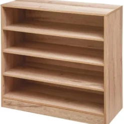 5Five Schoenenkast - 12 paar schoenen - bruin - hout - 67 x 68 cm