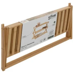 5Five Schoenenrek/schoenenkast - naturel - bamboe - 70 x 28 x 52 cm