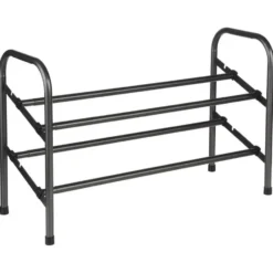 5five Schoenenrek - uitschuifbaar - zwart - 6-10 paar - 61 x 39cm