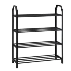 5Five Schoenenrek - zwart - 8 paar schoenen - 50 x 65 cm