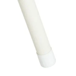 5Five Stapelbaar zit krukje - metaal/polyester - wit