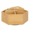 5Five Theedoos - organizer - draaiend - bamboe - 22 x 12,5 cm