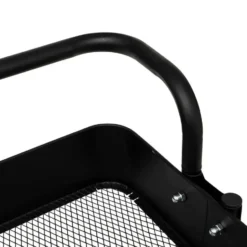 5Five Trolley - zwart - 3 laags - 45 x 36 x 86 cm - mesh metaal