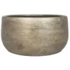 Floran Bloempot - industrieel goud - keramiek - binnen - 34 x 15 cm
