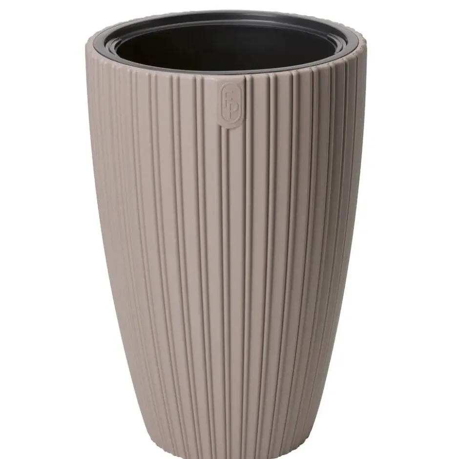 Form Plastic Plantenpot/bloempot - kunststof - taupe - 40 x 58 cm