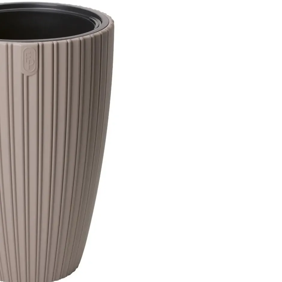 Form Plastic Plantenpot/bloempot - kunststof - taupe - 40 x 58 cm