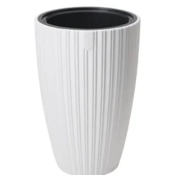 Form Plastic Plantenpot/bloempot - kunststof - wit - 30 x 48 cm