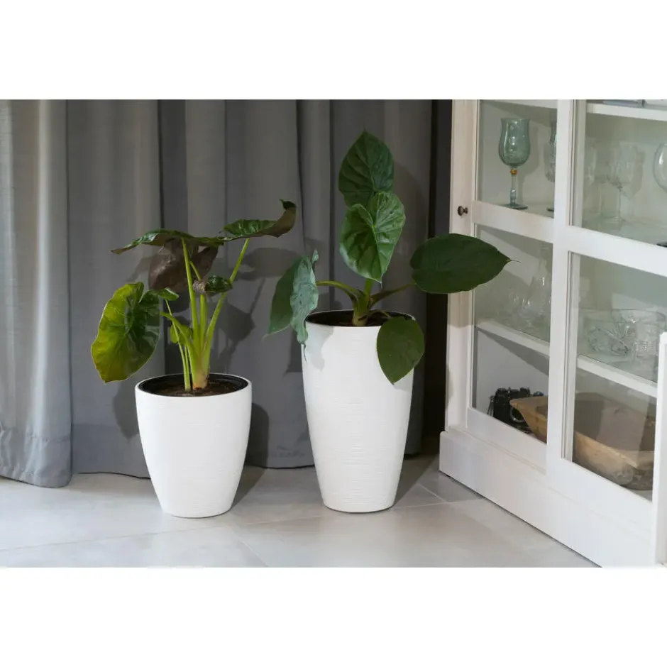 Form Plastic Plantenpot Gobi - kunststof - grijs - D40 x H32 cm
