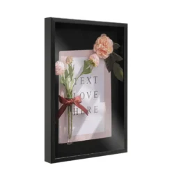 Fotokader in 3D - Box Frame - Fotolijst - 6 cm diep - MDF - 40x60cm - Zwart