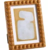 Fotolijst Bolletjes - oker - 13x18 cm